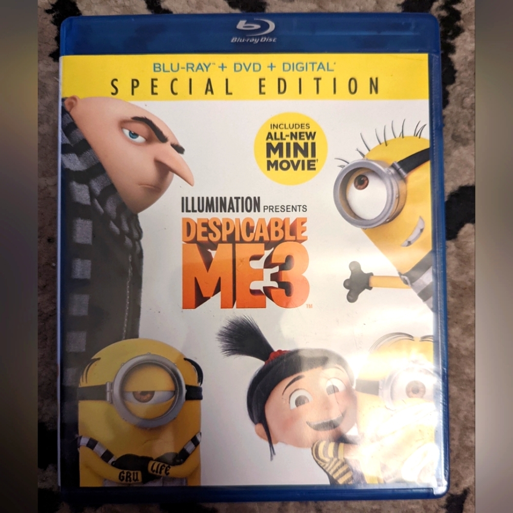 Despicable Me 3 Blu-Ray + DVD